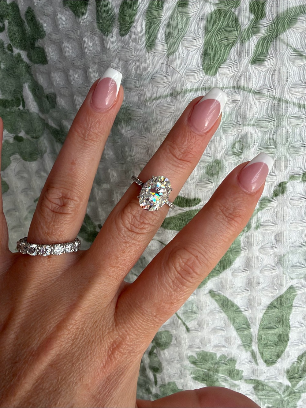 S925 Louily Moissanite 5.5 Carat Oval Cut